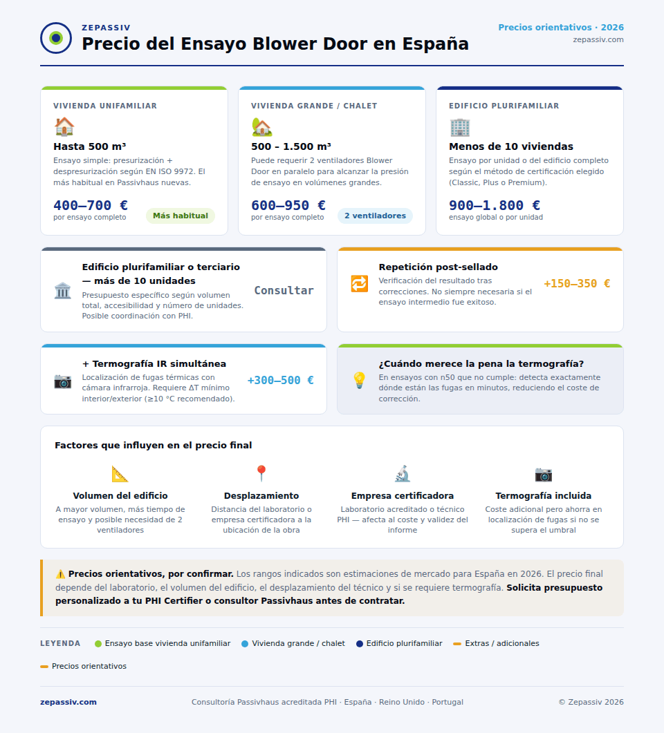 Zepassiv BD Infog3 Precios 1 Precio del Ensayo Blower Door en España